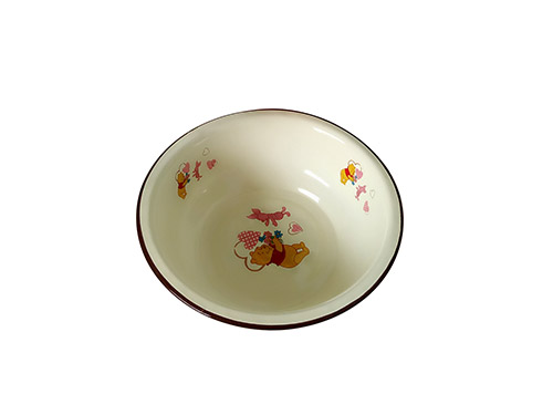 Enamel thickening basin